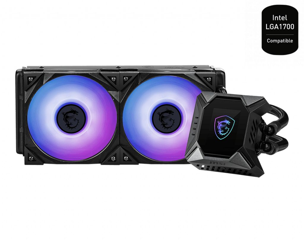 MSI MPG CORELIQUID K240 V2 Waterkoeler - Zwart