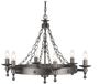 Elstead Lighting LED Kroonluchter | 6X E14 Max 60W | Dimbaar | Graphite Black