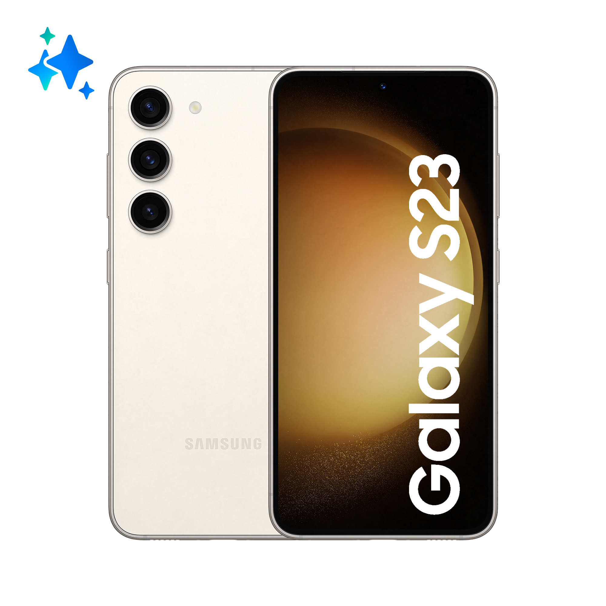 Samsung Galaxy SM-S911B / 128 GB / Cr&#232;me