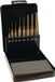 tecwerk Splinter Remover Set 8-piece 0.9-5.9 mm with Guide Sleeve Metal Cassette