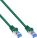 InLine® patchkabel, Cat.6A, S/FTP, TPE (LSZH), CCA, groen, 5m