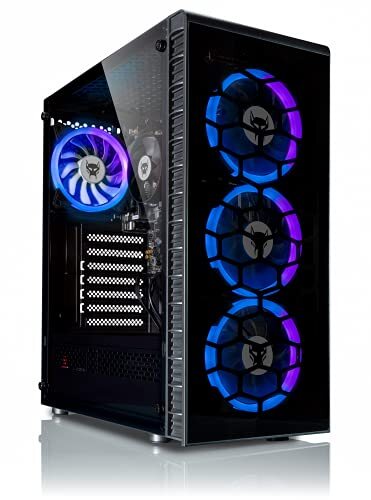 BEASTCOM Q3 | Essential Gaming PC | 12-core gamer computer | AMD Ryzen 3 3200G 4X 4,00 GHz | 4K Vega 8-core graphics | 8GB RAM | 256GB SSD | HDMI | USB 3.2 | WiFi | Windows 10