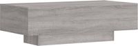 vidaXL Salontafel, Sonoma grijs, bewerkt hout, 100 x 49,5 x 31 cm