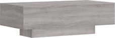 vidaXL Salontafel, Sonoma grijs, bewerkt hout, 100 x 49,5 x 31 cm