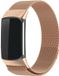 Strap-it luxe Milanese band geschikt voor Fitbit Charge 6 (rosé goud)