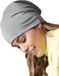 Beechfield Wintermuts Beanie Hemsedal - Lichtgrijs - One Size - Katoen