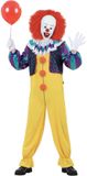 Smiffy's Monster & Griezel Kostuum - Ballon Blije Clown - Mannen - Geel/Paars - Maat M