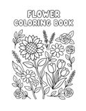 Flower Coloring Book