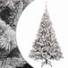 vidaXL Kunstkerstboom met kerstbal 150 cm 150 LED's Warmwit