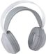 Grundig MEGRKO281/0031 Casque Bluetooth sans fil avec lumière LED - Circum-aural avec microphone - USB-C - Gris