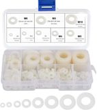 GELLDG Ringen - Kunststof ringen - Nylon ringen - M2, M2.5, M3, M4, M5, M6, M8, M10 ringen - Geschikt voor DIY motordeurmodelbouw - 520 artikelen