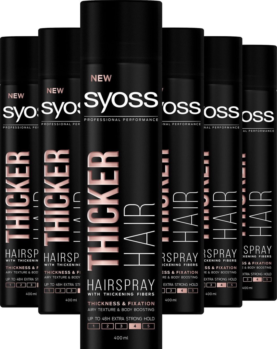 Syoss Thicker Hair Hairspray 6x