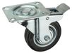 Roulettes / roulettes pivotantes avec frein d=100 mm jusqu'à 70 kg