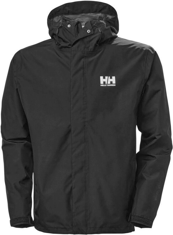 Helly Hansen Seven J Jas Heren Zwart XXL 2023 Regenjas