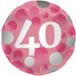 Folat Folieballon Glossy Pink 40 - 45 cm