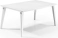 Allibert by KETER Lima Table de jardin Rectangulaire Blanc