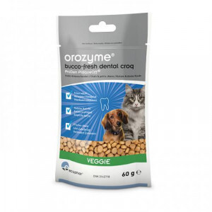 Ecuphar Orozyme Bucco-Fresh Dental Snack hond en kat 60 gram