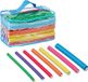 Relaxdays Papillotten - Set van 48 - Blauw, Felroze, Geel