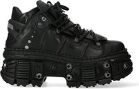 New Rock M-WALL106-S25 Unisex Laars - Zwart - Imitatieleer/Leer - EU44