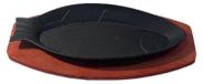 Plaque de cuisson en fonte en forme de poisson pour barbecue