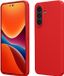 kwmobile telefoonhoesje geschikt voor Samsung Galaxy A57 5G - Hoesje met siliconen coating - Smartphone case in klassiek rood