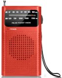 Premes Draagbare Noodradio Rood AM/FM Op Batterijen