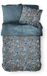 TODAY Lefebvre Textile Katoenen beddengoed 200 x 200 cm AIRY DAWN, Blauw