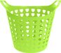 Excellent Houseware Flexibele wasmand - groen - 26 liter - kunststof - 40 x 42 cm