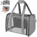 Unyqoos® Opvouwbare en ademende transporttas voor katten en honden met extra comfort - Grijs - L