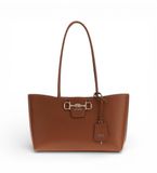 GUESS Janie Logo Girlfriend Carryall Schoudertas - Cognac