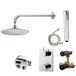 Boss & Wessing Inbouw Regendouche Cemal Rechthoek Muuruitloop Chroom SET02