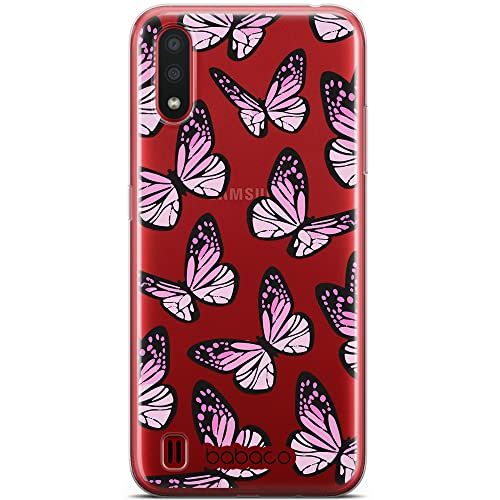 BABACO ERT GROUP mobiele telefoonhoesje voor Samsung A01 - Babaco Butterflies 002