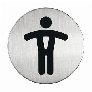 PICTO "Men's WC" - Silver