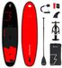 NEON opblaasbaar stand up paddle board supboard familiebord koraal oranje zwart 10'4 x 33 inch x 6 inch compleet pakket