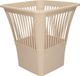 Plasticforte Poubelle - plastique - beige - 30 cm