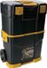 vidaXL Gereedschapskoffer op wielen, 460x280x677 mm, Zwart