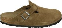 Birkenstock BOSTON SOFT FOOTBED SUEDE - Dames slippers - Bruin - Maat 40