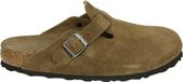Birkenstock BOSTON SOFT FOOTBED SUEDE - Dames slippers - Bruin - Maat 40