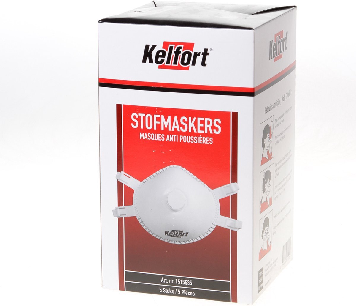 Kelfort Stofmasker Met Ventiel P3