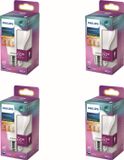 Philips LED Philips Voordeelverpakking - E27 - SceneSwitch - LED Standaardlamp - Mat - 60W - Dimbaar - Warmwit Licht - Set van 4 Stuks