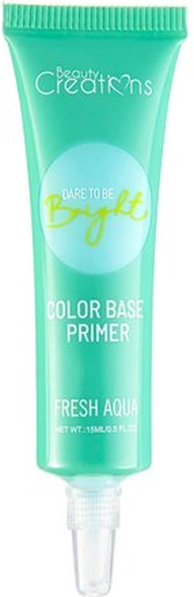 Beauty Creations - Dare To Be Bright - Color Base Primer - Oogschaduw Primer - EB05 - Fresh Aqua - Mint - 15 ml