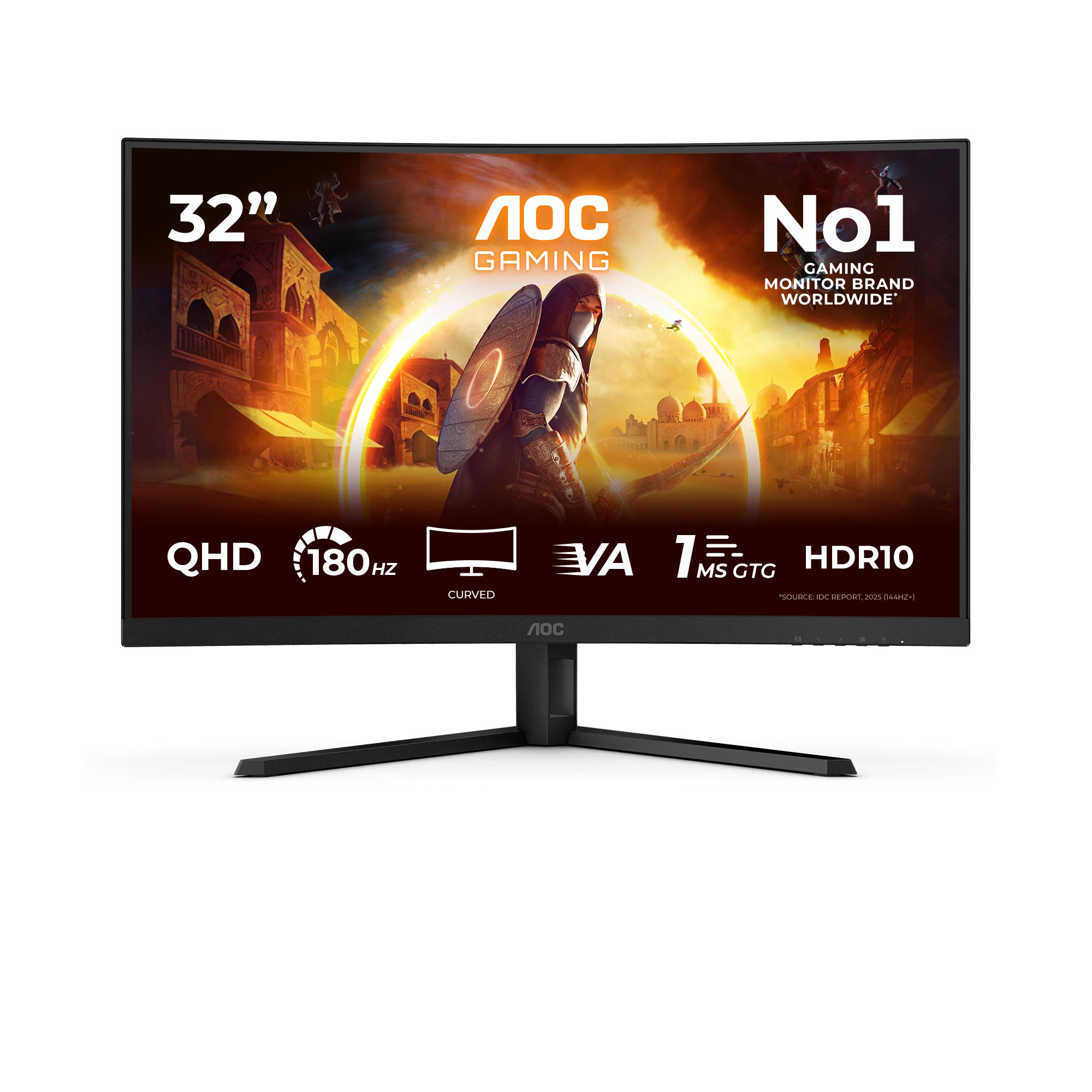 AOC CQ32G4VE 32" QHD 180Hz Curved Gaming Monitor