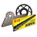 Kettingset DID Kettingset staal 520VX3 / 108 klinkslot voor Aprilia RS Extrema replica 125 cc bj. 1993-2005