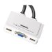 EFB ELEKTRONIK EB977 KVM-switch - 0,9 m - Wit