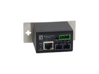 LevelOne IEC-4002 netwerk media converter 100 Mbit/s Multimode Zwart