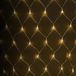 Platte lichtketting met 3 AA-batterij, warmwit licht, afmetingen 1,5 m x 1,5 m, ideaal voor decoratie en sfeer.