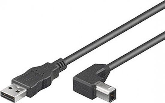 Microconnect USB 2.0 A-B 1m M-M Zwart