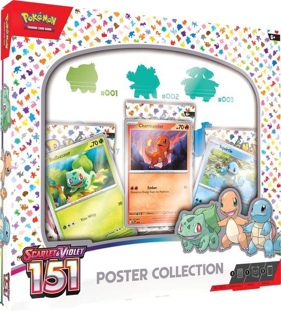 Pokémon TCG Scarlet & Violet 151 Poster Collection - Trading Cards - English