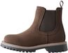 Next - Garçons - Bottines Chelsea doublées en polaire en cuir - Marron