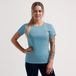 Rogelli Core Hardloopshirt Dames - Korte Mouwen - Blauw - M